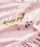 Girls' Pink Ibex Motif Velour Pyjamas CHARME pink